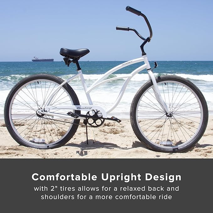 sixthreezero Urban Lady Beach Cruiser Bike, Women's 3 Speed Hybrid Bicycle