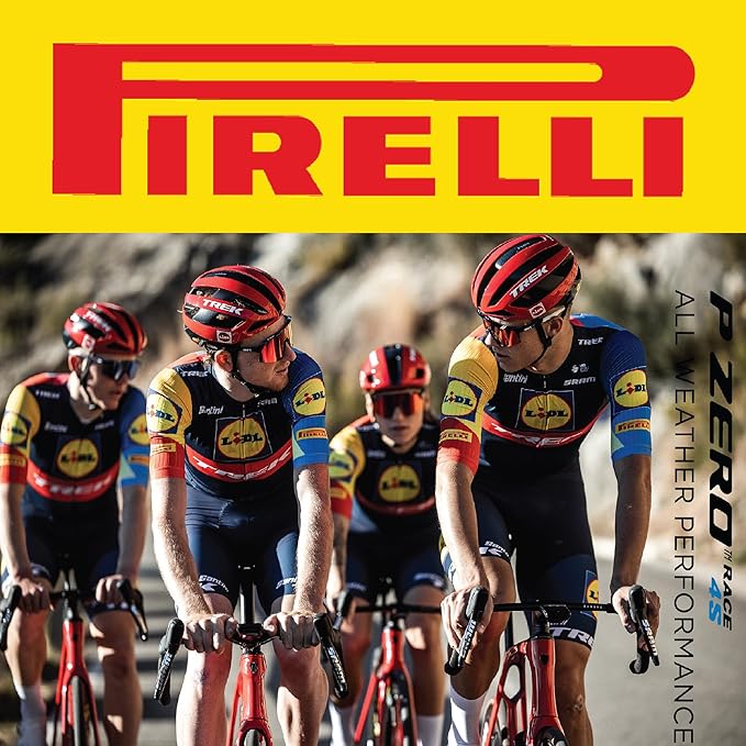 Pirelli P Zero Race 4S 28-622 (700 x 28c) Road Bike Tire for Wet and Cold Performance, TechBelt Construction for a Racing Feel, Extended Mileage for All-Season Cycling