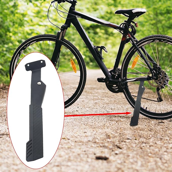 Bicycle Kickstand Bike Kick Stand Bicycling Foldable Bike Replacement Anti Slip Side Rear Kick Stand Mountain Bike Kickstand