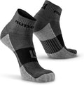 MudGear Quarter Crew Trail Socks, Blister-Resistant, Sweat-Resistant & Quick-Drying, Cushioned Footbed, Made in USA, 2-Pack