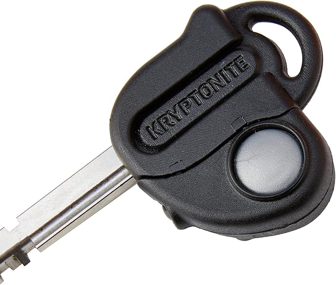 Kryptonite Evolution Compact Disc Lock, 13mm Hardened Max-Performance Steel Shackle, Sold Secure Gold and Art 4-Star, High-Security Anti-Theft Orange Bike Lock, Includes 3 Stainless Steel Keys