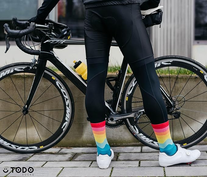 TODO PRO Cycling Socks - Breathable Bike Socks for Men and Women