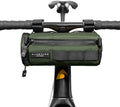 ALMSTHRE Compact Bar Bag – Hunter Green | Hard-Shell Bike Handlebar Bag with Waterproof Zipper & Adjustable Straps | Lightweight Bicycle Handlebar Bag, Compatible with Road, Gravel & MTB Bikes