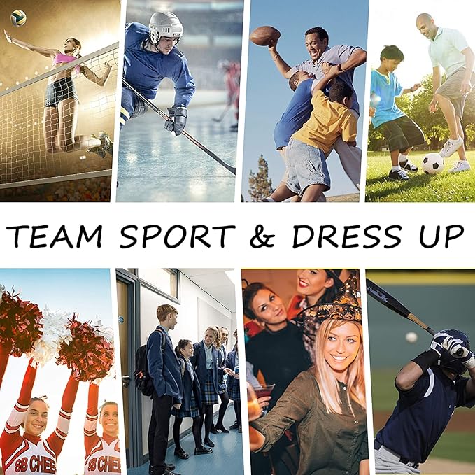Three street Baseball Socks, Unisex Knee High Solid Sport Tube Compression Softball Football Soccer Team Socks 2-10 Pairs