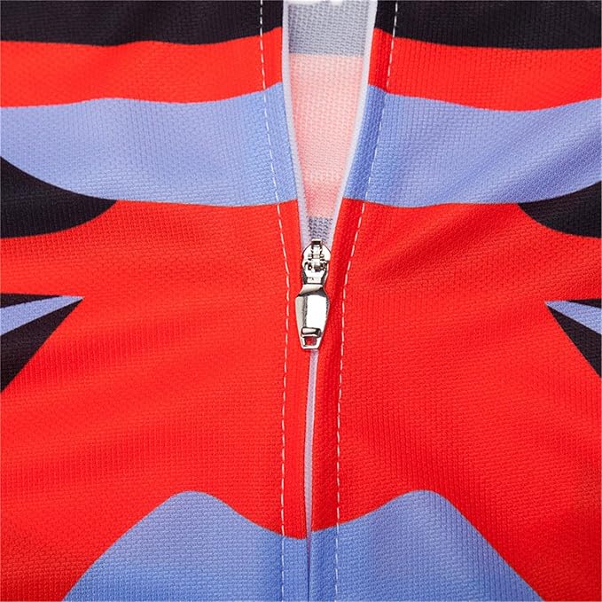 JPOJPO USA Cycling Jersey Men Road Bike Shirt Summer Biking Tops Short Sleeve Bicycle Clothes Cycle Wear Breathable