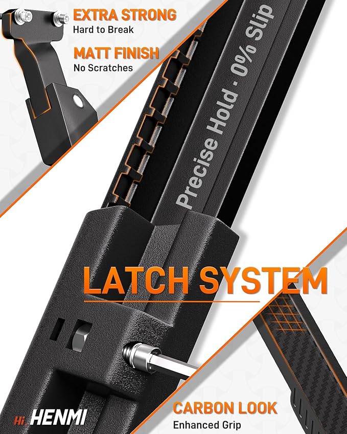 HENMI Bike Kickstand for 24-29 Inch Bicycle, 2 Holes Extra Stable Max Load 176LBS, Non-Slip Base Adult Bicycle Kickstand for Mountain Bike, E-Bike
