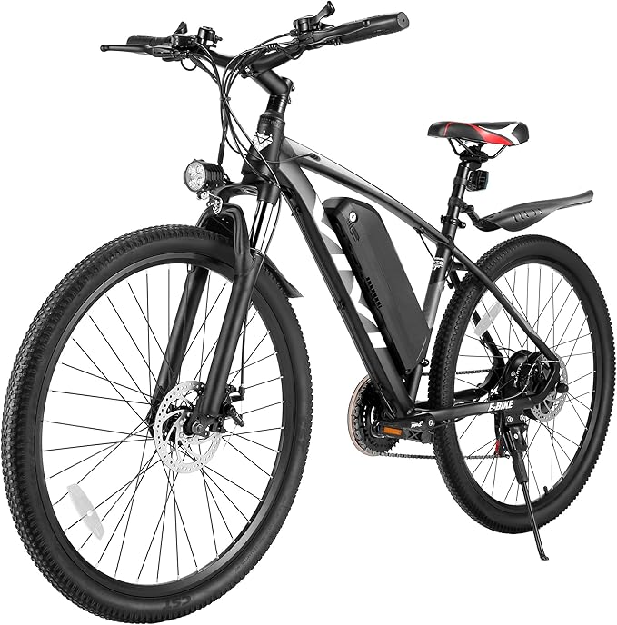 Vivi Electric Bike for Adults, 27.5" Electric Mountain Bike, Peak 1000W Ebike 22MPH Electric Bike with 48V 499.2WH Battery, Up to 50 Miles, 21 Speed Adult Electric Bicycles, SGS Certified to UL2849