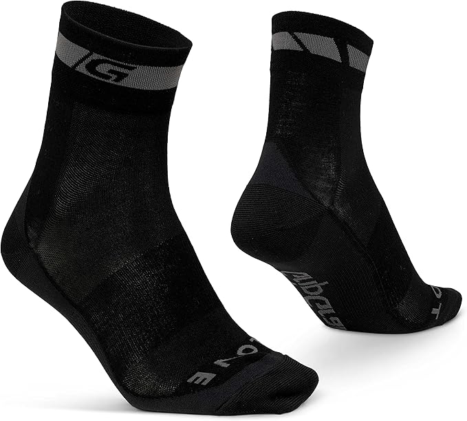 GripGrab Regular Cut Merino Cycling Socks Single & Multi-Pack Box of 1 and 3 Pairs Breathable Merino Wool Bike Socks