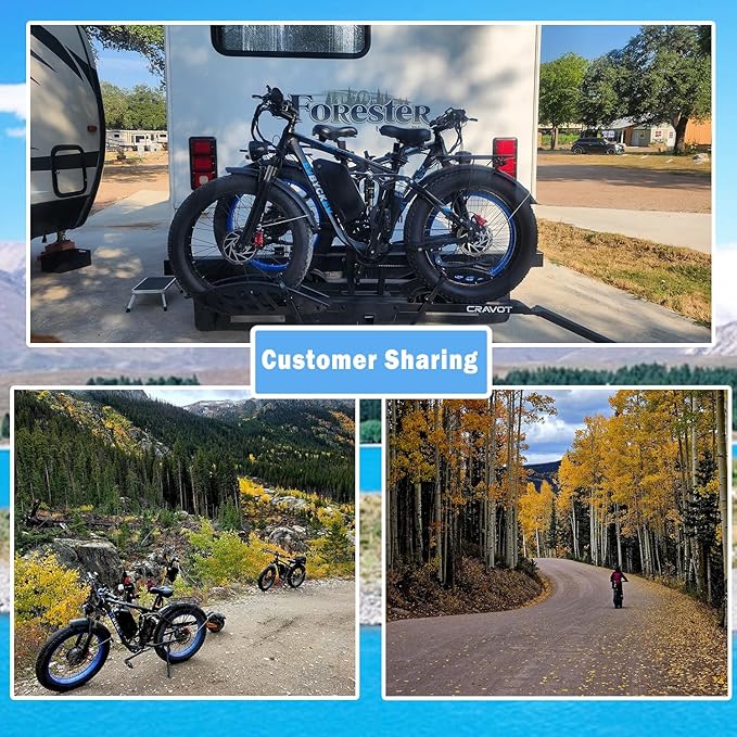 8000W Peak EBike for Adults, 34Ah 58V Max-Output 1856Wh Dual Motor Electric Bike, 47MPH Fast Ebike,Up to 105Miles 24" x4.0 Fat Tire E Bike,Full-Suspension Mountain E-Bike for Sand Snow Beach