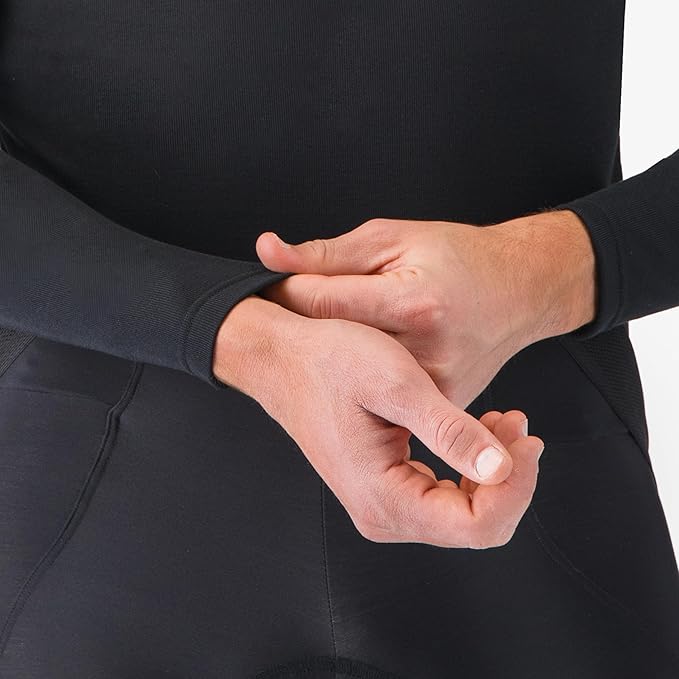 CASTELLI Men’s Flanders 2 Long Sleeve Baselayer, Premium Insulation & Breathability for Cold Road Cycling, Biking Rides