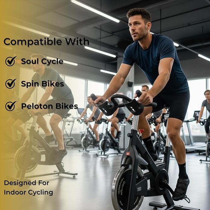 Tommaso Strada Mens SPD & Peloton Shoes—2 in 1 Cycling Shoes—Install Your Own Delta or SPD Cleats for Spin Bikes, Indoor Cycles or Most Mens Bicycles—Explore Bike Accessories