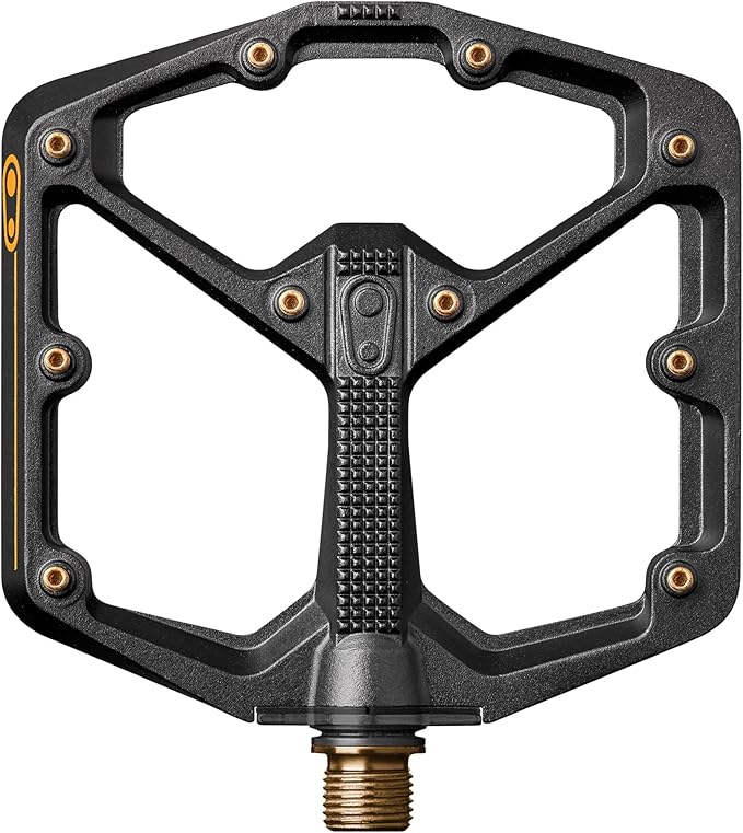 Crankbrothers Stamp Flat MTB Pedals - Size-Specific, Lightweight, Versatile, Durable Bike Pedals