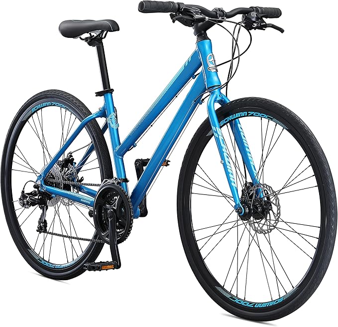Schwinn Volare 1300 Road Bike, 700c Mens and Womens Bike, 14-Speed Drop Bar Road Bicycle, Aluminum Frame, Sport Tires, Fitness Seat, Alloy Caliper Brakes, Adult Bicycle