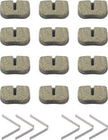 12PCS Mini Bike Parts,Car Accessories,Mini Bike Brake Pads,Powersports Brake Pads,Compatible with 79cc 79.5cc 80cc 97cc 98cc 100cc 105cc 2.5hp 2.8hp 3.0hp Go Kart,2-Stroke Pocket Bikes