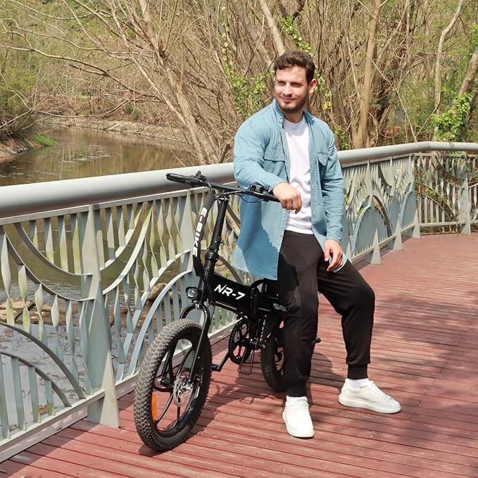 Axiniu 20" Folding Electric Bike丨850W Electric Bikes for Adults丨48V 13Ah Portable Battery丨48.5Lbs Lightweight Folding E-Bike丨60 Miles Range丨25mph Speed - Class 2 Fat TIre Ebike