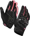 IRON JIA'S Motorcycle Gloves for Men and Women, Summer Touchscreen Riding Gloves with Carbon Fiber Protection for Road Racing, Dirt Bike, BMX, ATV XL