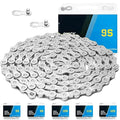 6/7/8/9/10/11/12 Speed Bike Chain – High-Strength, Durable & Smooth-Shifting for Road/Mountain Bikes (9-Speed)