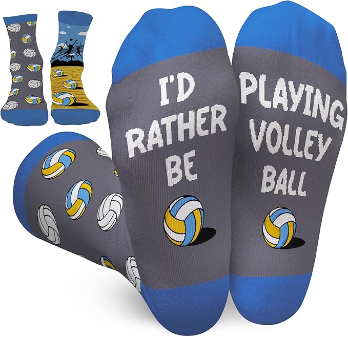 FOURSTUFF Ski, Cycling, Basketball, Golf, Pickleball, Softball, Volleyball, Wrestling, Soccer - Sports Socks for Women Men