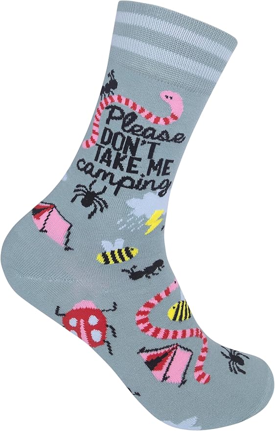 FUNATIC Funny Outdoor Themed Socks for Men Women - Novelty Gifts For Golfing, Fishing, Hunting, Bigfoot, Pickleball, and More