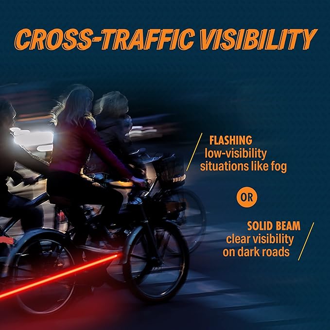 Bikeroo Black Light Up Mountain Bike Pedals for Night Morning, MTB Platform w/Grip Pins, All Metal Construction, 9/16" Spindle