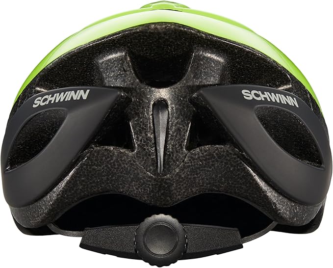 Schwinn Thrasher Helmet for Adults, Size 58-62 cm for Riders Ages 14+, Microshell, Adjustable Dial & Straps, Interior Padding, Air Vents, Lighted or Unlit, Visor, Adult Bike Helmet