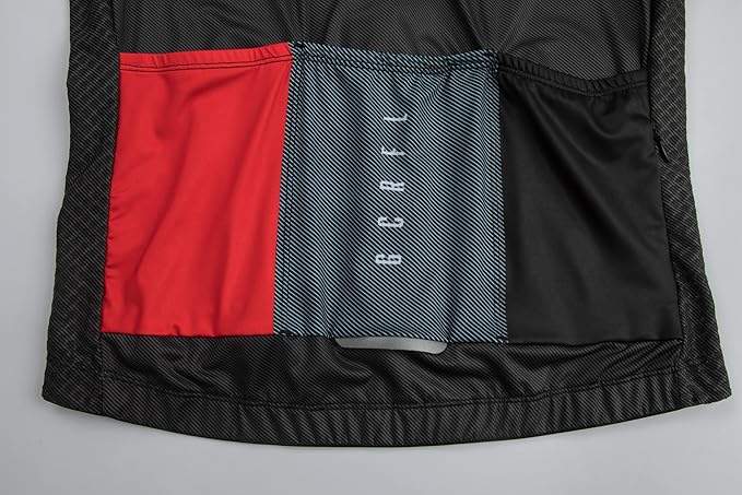 GCRFL Cycling Jersey Men Shorts Sleeves Road Bike Jersey Bicycle Tops Shirt, Zipper Pocket UPF 50+ Lightweight PRO Race Fit