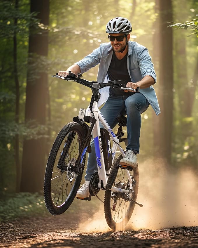 Electric Bike for Adults & Teens - 350W 26" Victor Ebike - 21-Speed, 20Mph Up to 40Miles with Dual Disc Brakes, Commuter E-MTB for Men Women | UL 2849 Certified