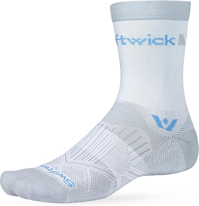 Swiftwick - ASPIRE Mid-Crew Cycling Socks, Maximum Breathability, Moisture Wicking