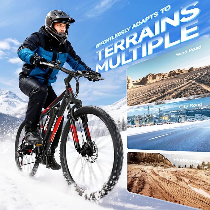Electric Bike for Adults & Teens - 350W 26" Victor Ebike - 21-Speed, 20Mph Up to 40Miles with Dual Disc Brakes, Commuter E-MTB for Men Women | UL 2849 Certified