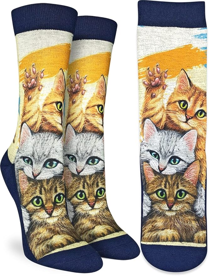 Good Luck Sock Novelty Crew Socks for Adults - For Men, Women and Teens