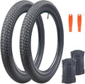 12/16/20x2.125 Bike Tires 1/2 Pack 12/16/20 Inch Kids Folding Replacement Tire/Tube Suitable for Tires 12/20x2.1 12/16/20x2. 125 12/20x2.25, Multiple Colors