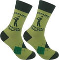 FUNATIC Funny Outdoor Themed Socks for Men Women - Novelty Gifts For Golfing, Fishing, Hunting, Bigfoot, Pickleball, and More