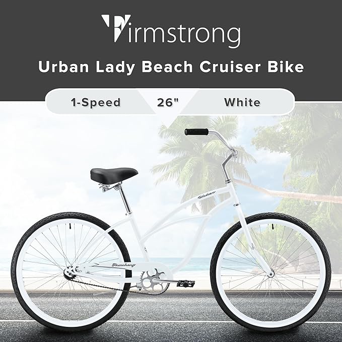 sixthreezero Urban Lady Beach Cruiser Bike, Women's 3 Speed Hybrid Bicycle