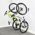 WheelRest Bike Hook, No-Lift Garage Bike Wall Mount 75lbs Max Load, Fits all bikes, Vertical Bicycle Storage Rack, Adjustable Bike Hanger for MTB, Road, eBike, 2 Pack