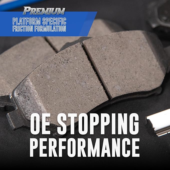 Bendix Premium SBC579 Ceramic Front Brake Pads for Select Models Acura SLX, Honda Passport, Isuzu Amigo, Axiom, Rodeo, Rodeo Sport, Trooper, VehiCROSS