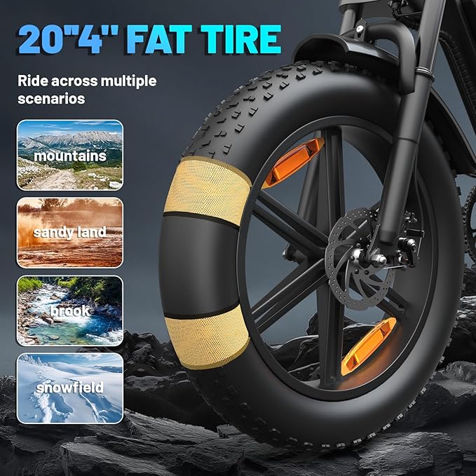 Fat Tire Electric Bike for Adults - UL2849 Certified, 48V Battery, Foldable & Non-Foldable Options, 30-40MPH, LCD Display, Urban Commuter Ebike