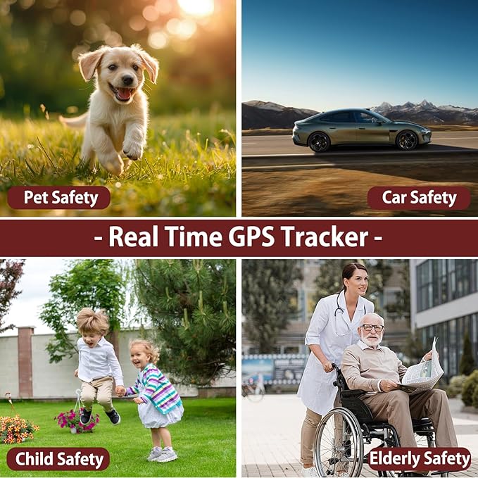 GPS Tracker for Vehicles,Portable Real Time Magnetic GPS Tracking Device, Full Global Coverage Location GPS Tracker for Kids,Car/Trucks/Person/Dogs.No Subscription Required/No Monthly Fee