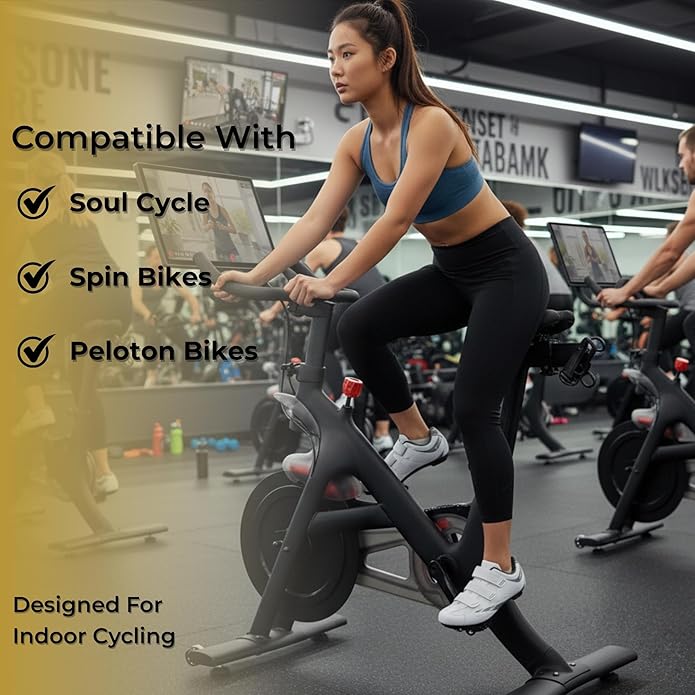 Tommaso Pista SPD & Peloton Shoes for Women—2 in 1—Fit for Peloton, Spin & Indoor Bikes—Install Your Own Delta or SPD Cleats Essential Bike Accessories for Cyclebar & Soulcycle