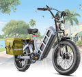 eAhora Juliet Pro 2 Electric Bike for Adult, Dual Motor | 5200W/1200W | 43/31 Mph | 70Ah/60Ah 200 Miles Long Range | 20" Fat Tire | for Commute | Delivery | Women