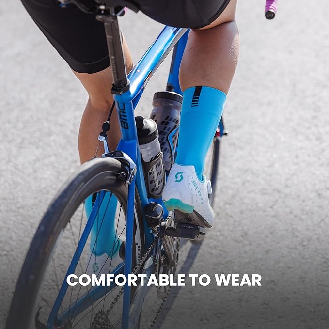 GripGrab Lightweight SL Performance Summer Cycling Socks Eyecatching 2 Lengths Road Mountain Gravel Bike Indoor Biking