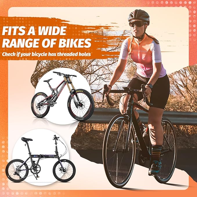 Bike Water Bottle Cage, Durable Ultralight Plastic Water Drink Holder Rack, Lightweight PC Water Bottle Holder for Bicycle, Cycling Bottle Holder Cages for MTB, Road Bike, Mountain Bikes (C)