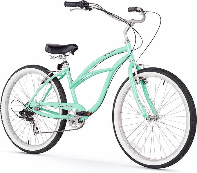 sixthreezero Urban Lady Beach Cruiser Bike, Women's 3 Speed Hybrid Bicycle