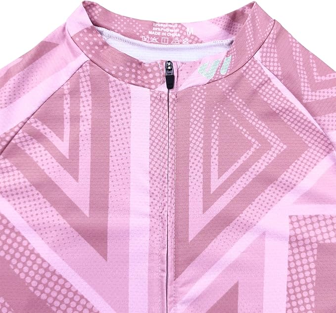 Wulibike Men's Cycling Jerseys Short Sleeve Bike Biking Shirts Full Zip with Pockets Road Bicycle Clothing