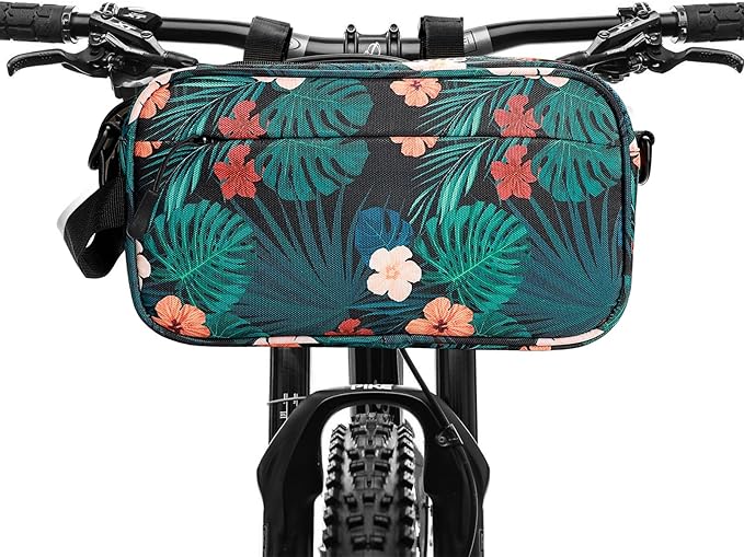 YEEGO DIRECT Handlebar Bag, Bike Bags for Bicycles, Multifunctional Water-resistant Scooter Crossbag Handbag Slant Across Mountain Bicycle Handlebar Frame Accessories(Navy Blue)