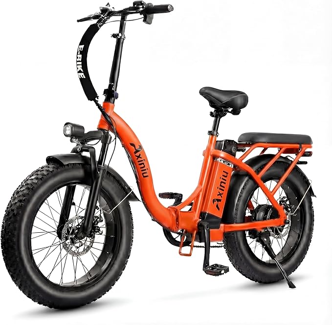 Electric Bike for Adults, 750W Long Range Foldable Ebike with One/Dual Removable Battery, 40-120 Mile/25-30MPH, 20"/16“ Fat Tire Electric Bicycle