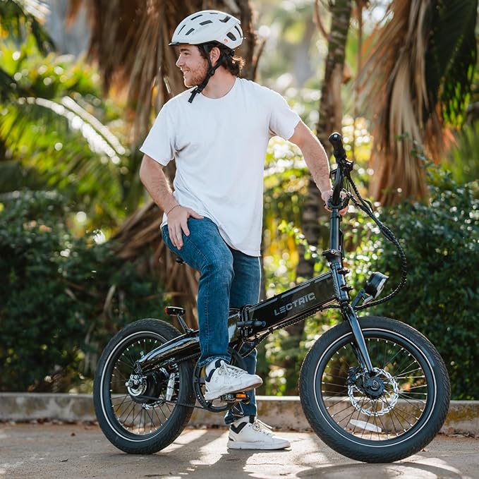 LECTRIC XP™ Lite 2.0 Electric Bike | Adult Folding Bikes - Weighs Only 49lbs | 45 Mile Range w/ 5 Pedal-Assist Levels | 20mph Top Speed - Class 1 and 2 eBike