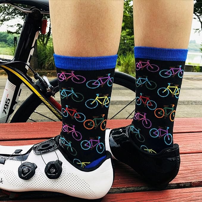 Cycling Socks - Gifts for Cyclists, Mountain Bike Accessories, Bike Socks and Funny Biker Gifts for Men