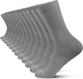 PAPLUS Compression Athletic Crew Socks (6 Pairs) for Men & Women
