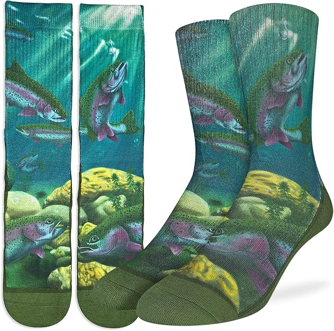 Good Luck Sock Novelty Crew Socks for Adults - For Men, Women and Teens