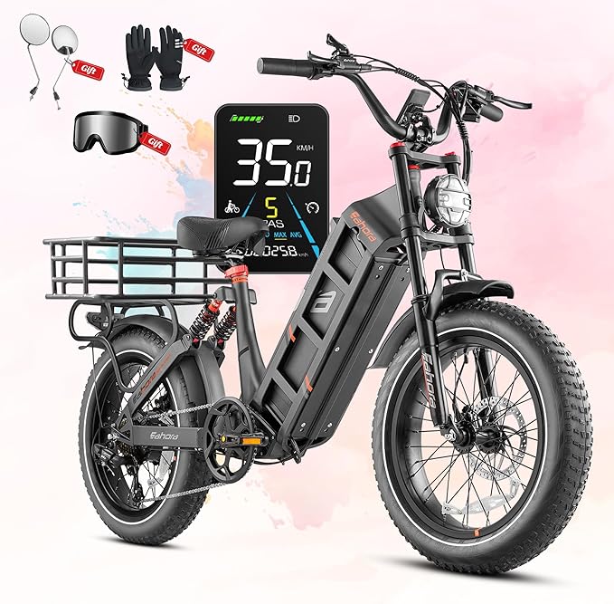 2025 Juliet Pro 2/Juliet Electric Bike for Adults 43MPH/34MPH Peak 5400W/1200W 60V 70AH/48V 60AH Ebike 220+Miles Long Range Electric Bike 20"*4.0 Fat Tires Step Thru Full Suspension Electric Bycicle